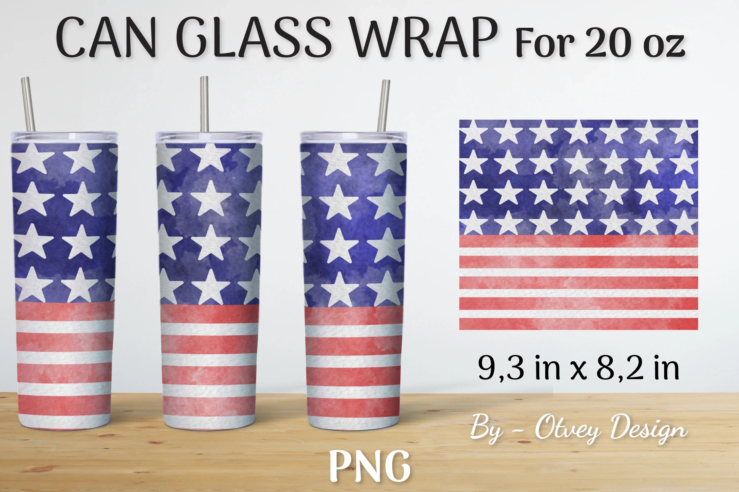 Patriotic 20 oz Tumbler Wraps SVG Bundle - CraftNest - Digital Crafting and Art