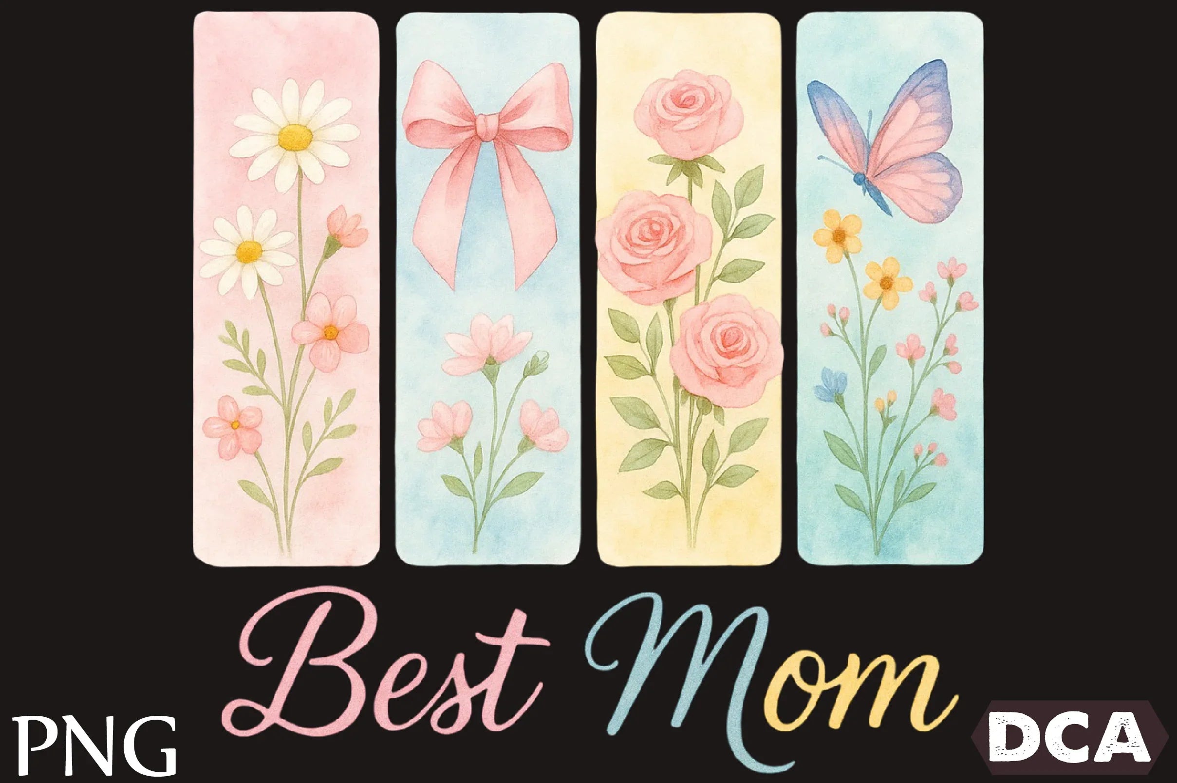 Brushstroke Best Mom Clipart Bundle - CraftNest - Digital Crafting and Art