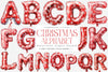 Christmas Alphabet Clipart Bundle 7