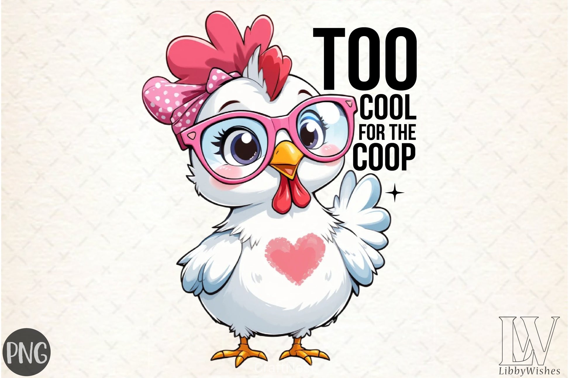 Too Cool Chicken Clipart Bundle - CraftNest - Digital Crafting and Art