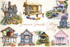 Summer Seaside Cottage Clipart Bundle 2