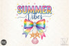 Retro Summer Vibes Coquette Clipart Bundle