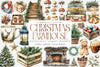 Farmhouse Christmas Holiday Art Stickers Bundle