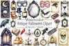 Antique Halloween Clipart Bundle 1