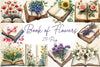 Book Of Flowers Clipart Bundle
