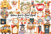 Autumn School Clipart Bundle
