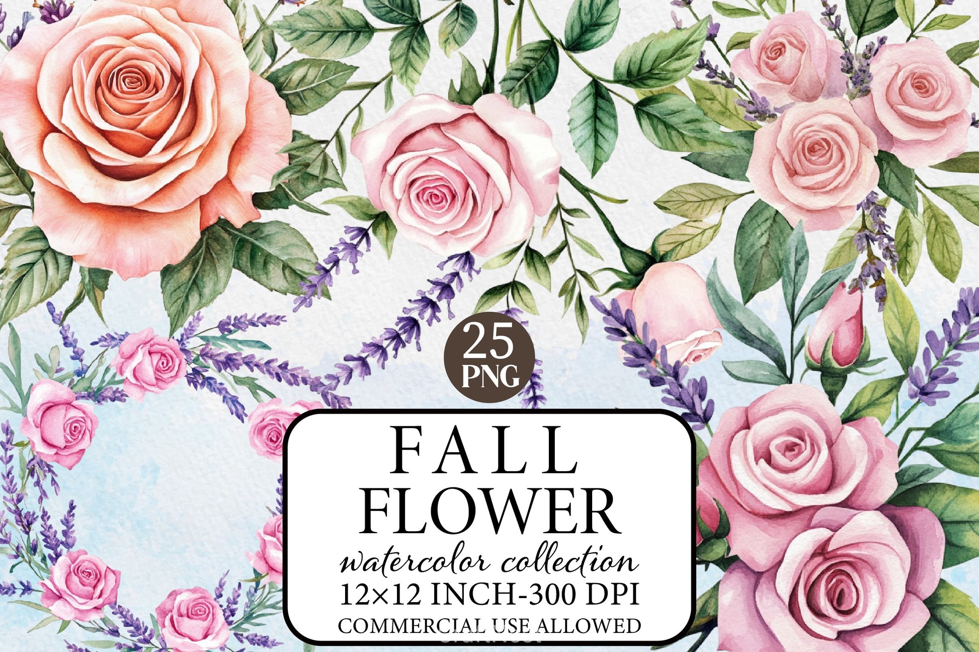 Fall Flower Clipart Bundle 1 - CraftNest - Digital Crafting and Art
