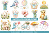 Happy Pastel Spring Clipart Bundle
