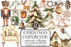 Cozy Rustic Christmas Clipart Bundle