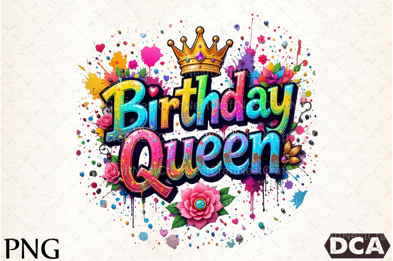 Birthday Queen Clipart Bundle 19 - CraftNest - Digital Crafting and Art