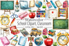 School Classroom Clipart Bundle
