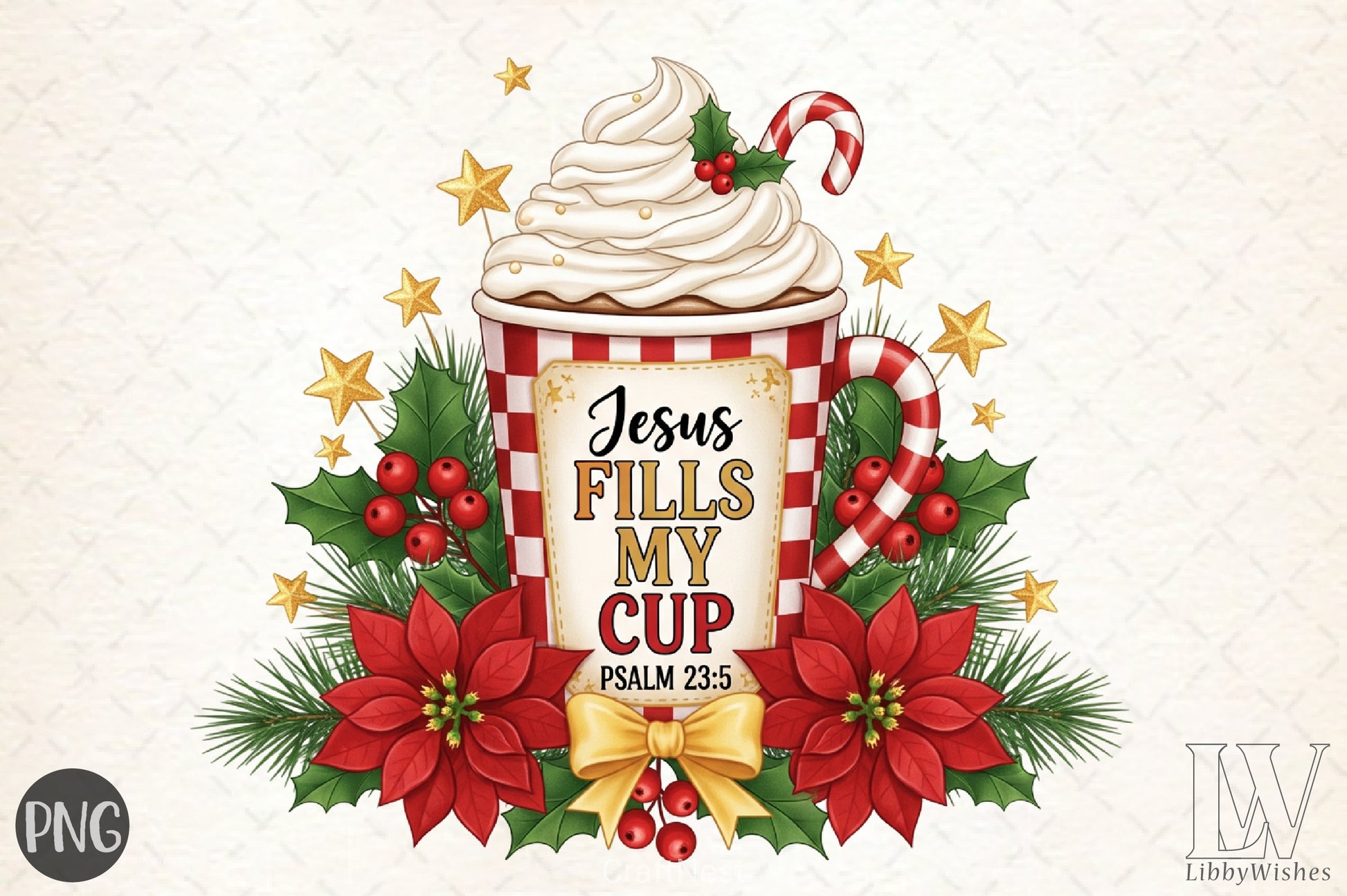 Jesus Fills My Cup Clipart Bundle - CraftNest - Digital Crafting and Art