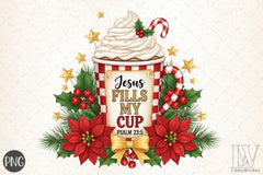 Jesus Fills My Cup Clipart Bundle - CraftNest - Digital Crafting and Art