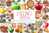Falling Apples Clipart Bundle 99