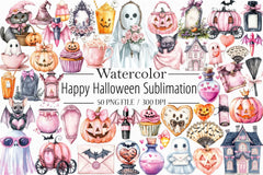 Happy Halloween Clipart Bundle 3 - CraftNest - Digital Crafting and Art
