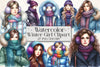 Winter Girl Clipart Bundle 12