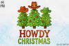 Howdy Christmas Tree Clipart Bundle