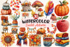 Crochet Autumn Clipart Bundle 3