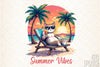 Summer Vibes Cat Clipart Bundle 1