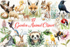 Garden Animals Clipart Bundle