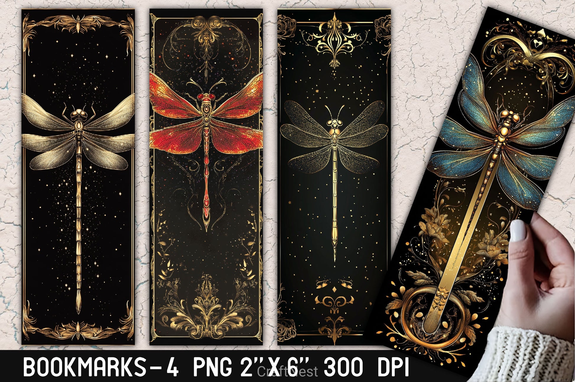 Dragonfly Magic Dragonflies Clipart Bundle - CraftNest - Digital Crafting and Art