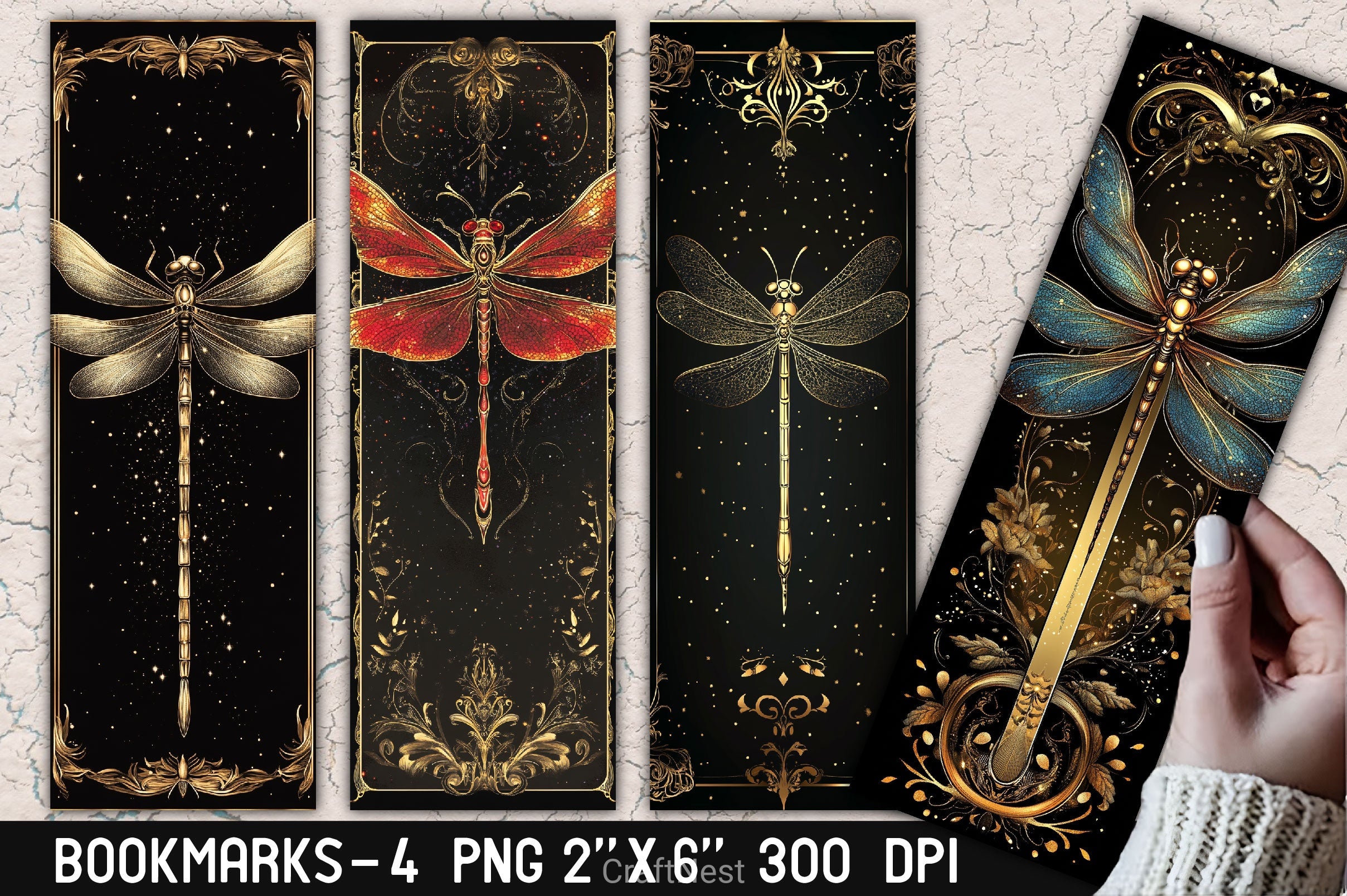 Dragonfly Magic Dragonflies Clipart Bundle - CraftNest - Digital Crafting and Art