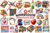 Patchwork Back To School Clipart Bundle