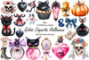 Gothic Coquette Halloween Clipart Bundle