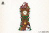 Christmas Clock Clipart Bundle
