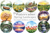 Spring Landscapes Clipart Bundle