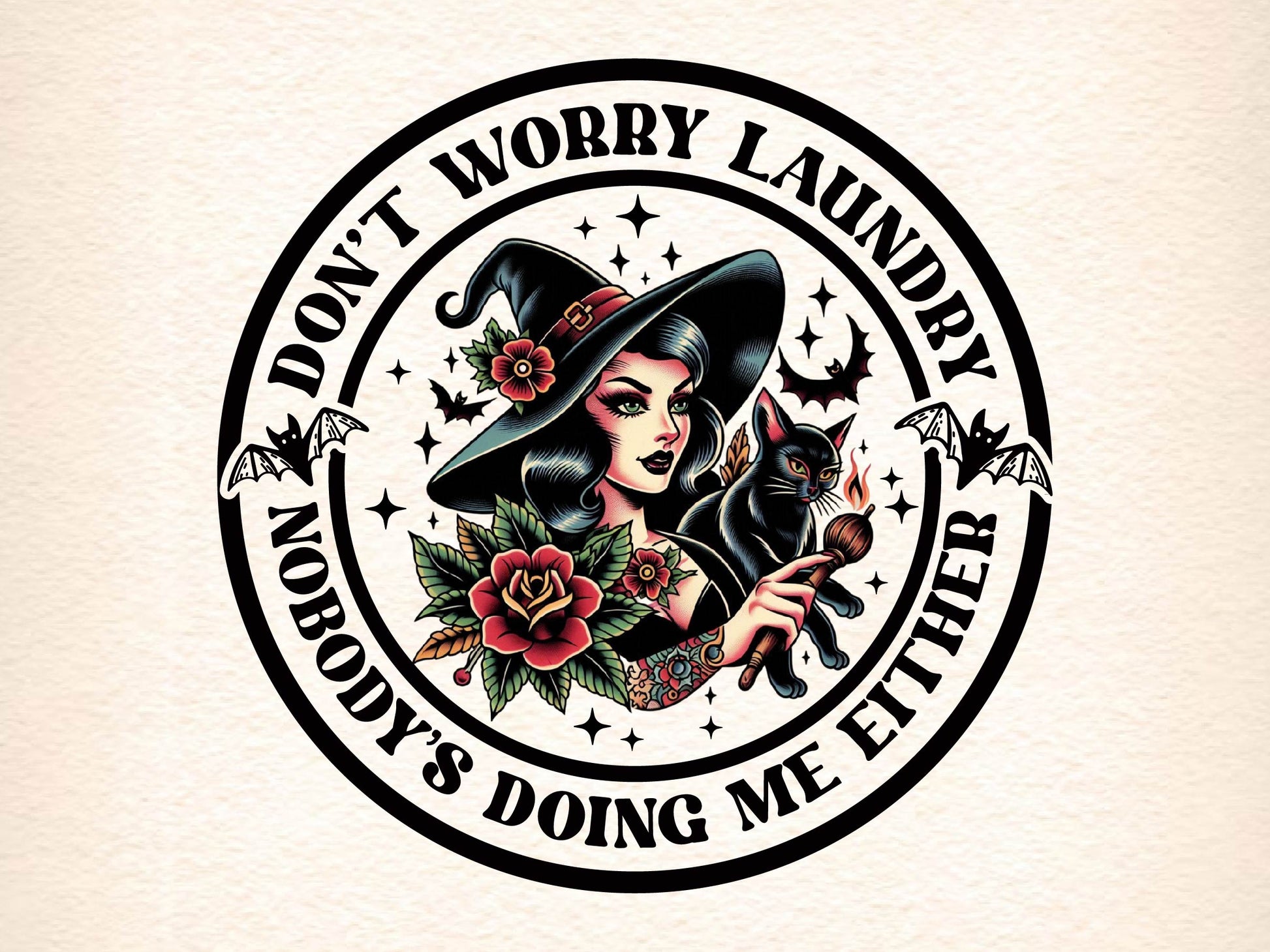 Dont Worry Laundry Vintage Halloween Clipart Bundle 1 - CraftNest - Digital Crafting and Art