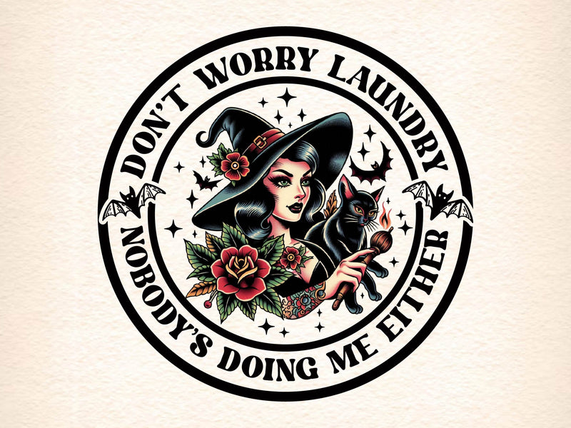 Dont Worry Laundry Vintage Halloween Clipart Bundle 1 - CraftNest - Digital Crafting and Art