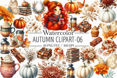 Autumn Clipart Bundle 10 - CraftNest - Digital Crafting and Art
