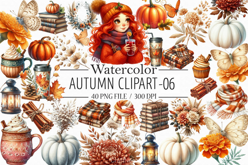 Autumn Clipart Bundle 10 - CraftNest - Digital Crafting and Art