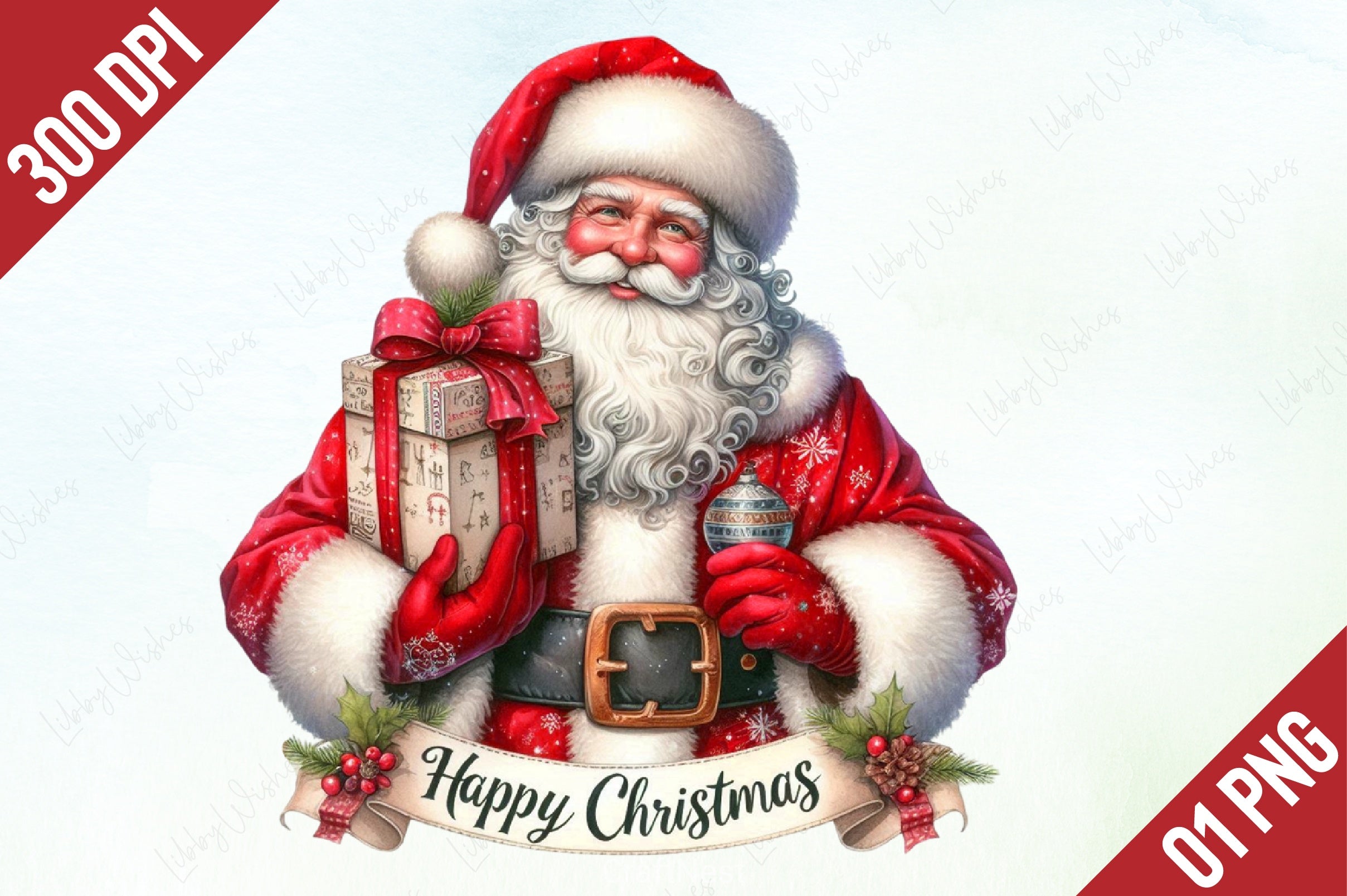 Funny Santa Clipart Bundle 1 - CraftNest - Digital Crafting and Art