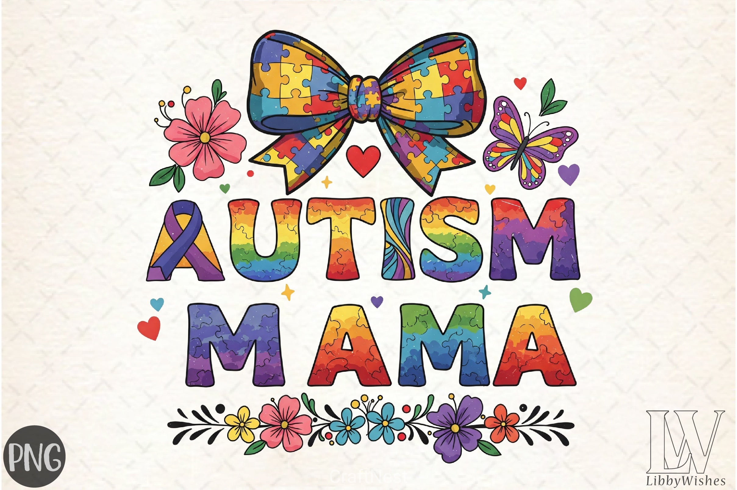 Autism Mama Shirt Clipart Bundle - CraftNest - Digital Crafting and Art