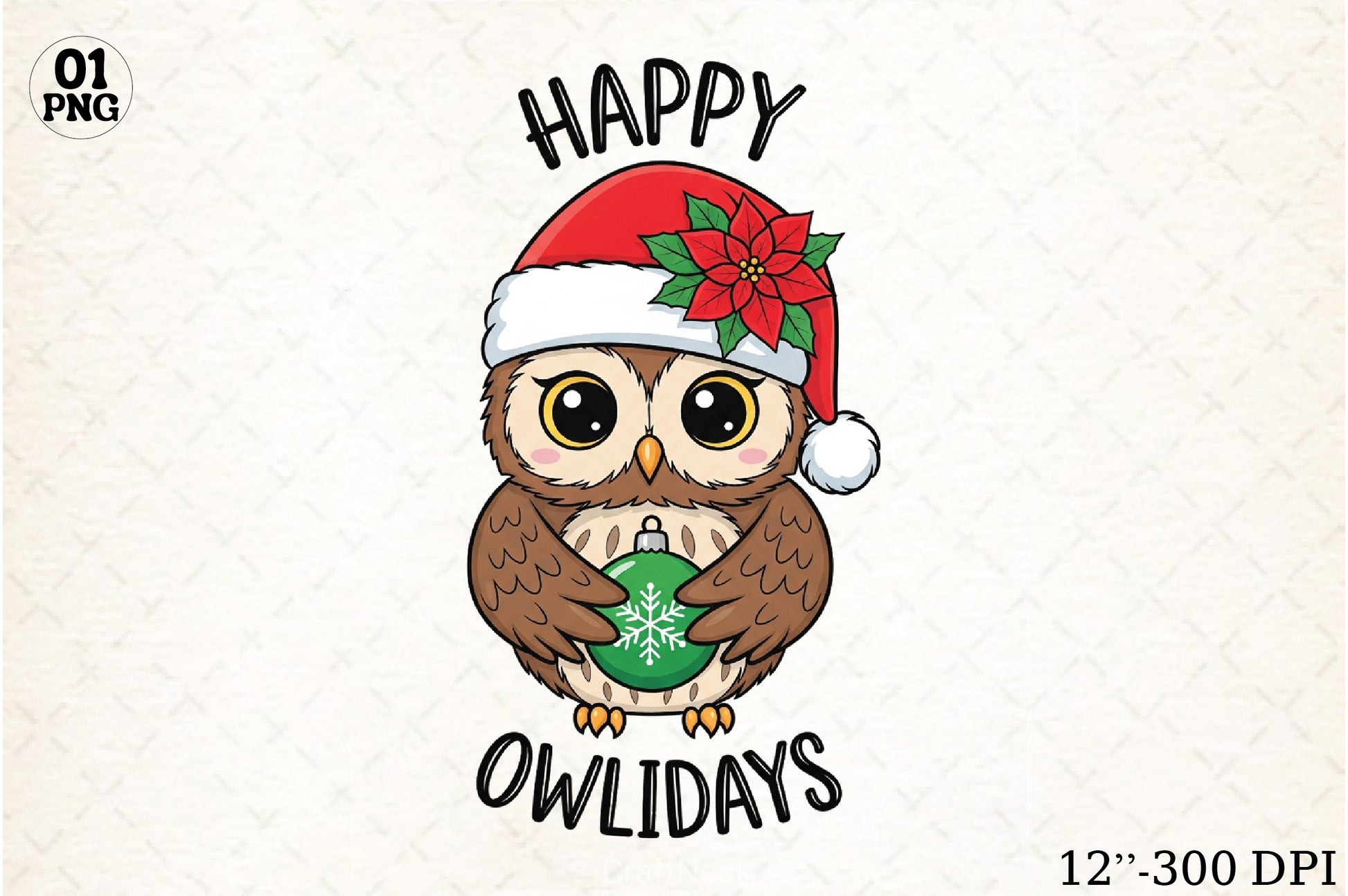 Owlidays Christmas Clipart Bundle - CraftNest - Digital Crafting and Art