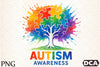 Brushstroke Autism Awareness Design Clipart Bundle