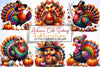 Autumn Turkey Clipart Bundle
