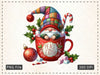 Holiday Christmas Coffee Gnome Clipart Bundle