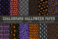Chalkboard Halloween Clipart Bundle - CraftNest - Digital Crafting and Art