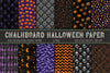 Chalkboard Halloween Clipart Bundle