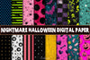 Nightmare Halloween Digital Paper