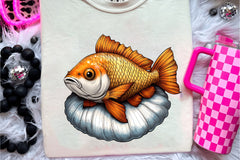 Quirky Whimsical Summer Fishes Clipart Bundle - CraftNest - Digital Crafting and Art