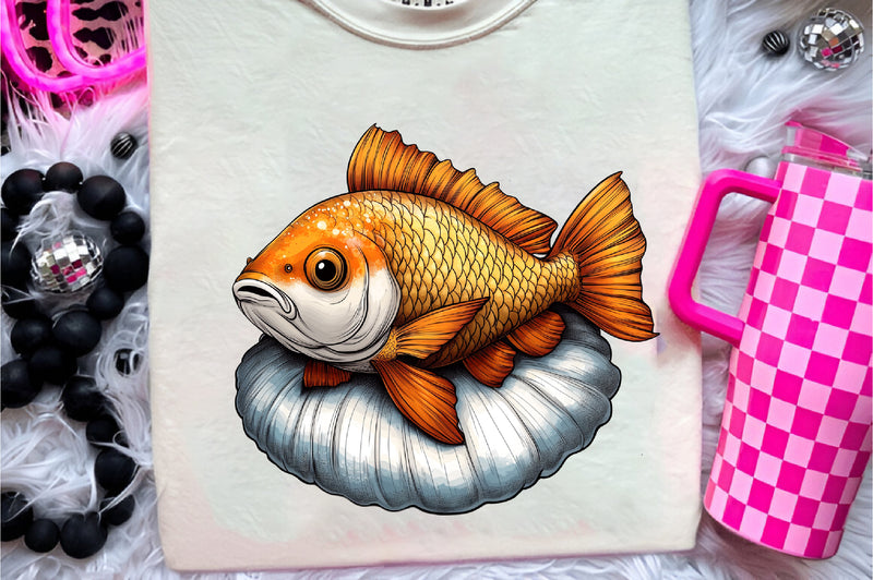 Quirky Whimsical Summer Fishes Clipart Bundle - CraftNest - Digital Crafting and Art