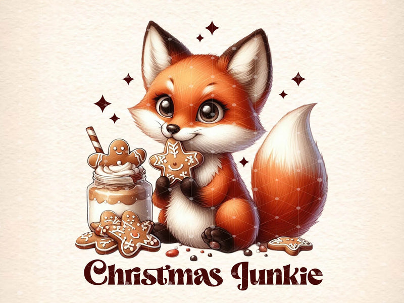 Christmas Junkie Animal Christmas Clipart Bundle - CraftNest - Digital Crafting and Art