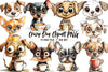 Crazy Dog Clipart Bundle 1