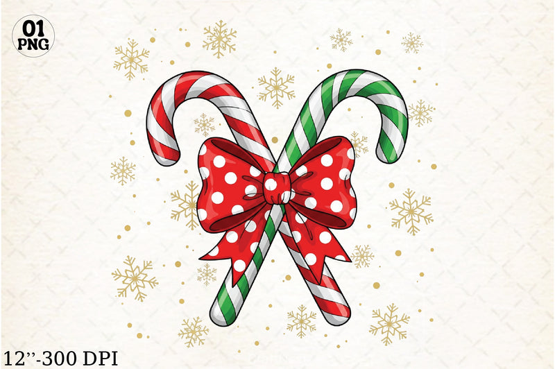 Christmas Candy Cane Clipart Bundle - CraftNest - Digital Crafting and Art