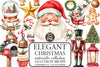 Elegant Christmas Clipart Bundle