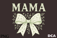Floral Coquette Varsity Mama Clipart Bundle - CraftNest - Digital Crafting and Art